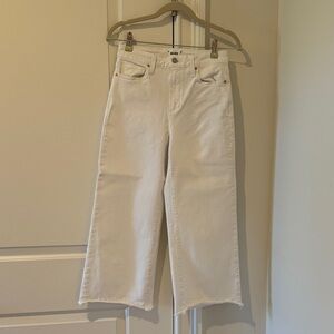 PAIGE White Wide Leg Jeans